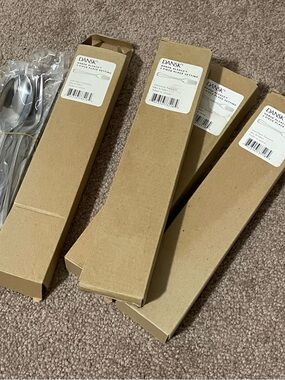 Dansk Alsace Stainless Flatware 5-Piece Place Setting - Silver -4 Sets
